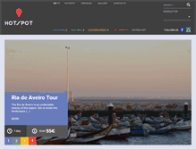 Tablet Screenshot of hotspot-tours.com